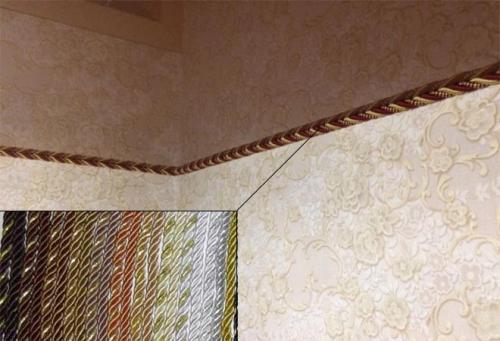 Как вставить кантик в натяжной потолок. Как монтируют вставку для натяжных потолков