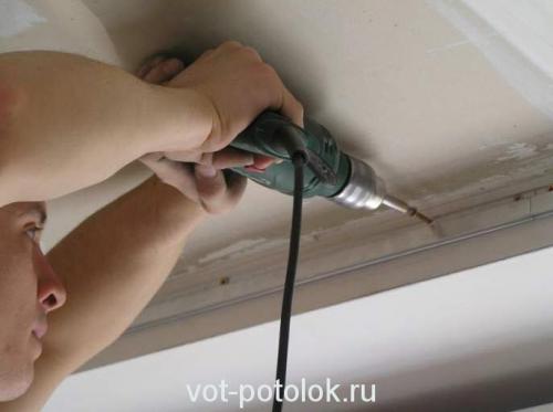 Как крепится натяжной потолок к стене. Теоретические отступления