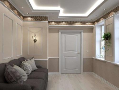 Нужен ли потолочный плинтус в современном интерьере. (+66 фото) Потолочный плинтус: типы, плюсы и минусы