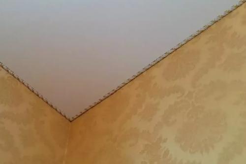 Ремонт без потолочного плинтуса. Джутовый канат