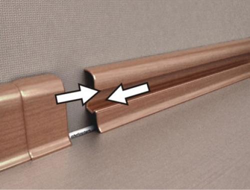 Как сделать плинтус с подсветкой. Освещение пола и плинтус с кабельным каналом