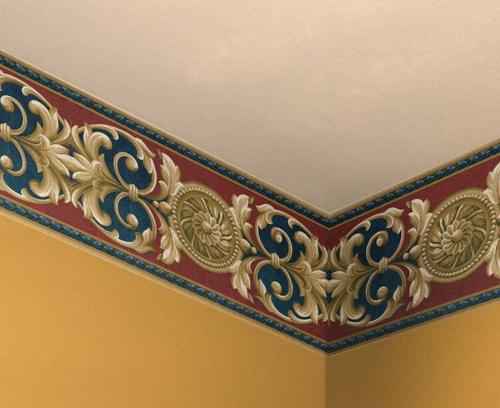 Крашеный потолок без плинтуса. ТОП-5 аналогов потолочного плинтуса