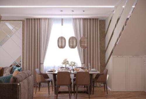 Виды гардин под натяжной потолок. Шторы под натяжной потолок — особенности оформления и подбора штор для интерьеров (135 фото)