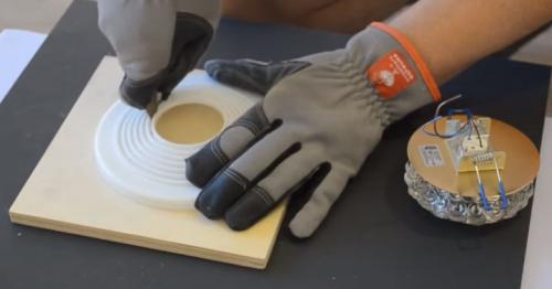 Закладные под натяжной потолок под светильники. Изготовление закладной для светильника