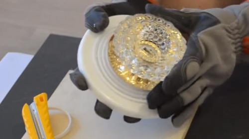 Закладные под натяжной потолок под светильники. Изготовление закладной для светильника