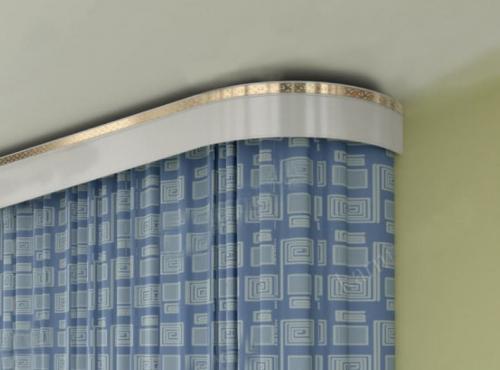 Особенности установки настенного карниза для натяжного потолка. Карнизы для натяжного потолка 17 Особенности установки настенного карниза для натяжного потолка. Карнизы для натяжного потолка 17