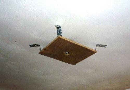 Закладная под светильник для натяжного потолка своими руками. Виды закладных для светильников в натяжной потолок