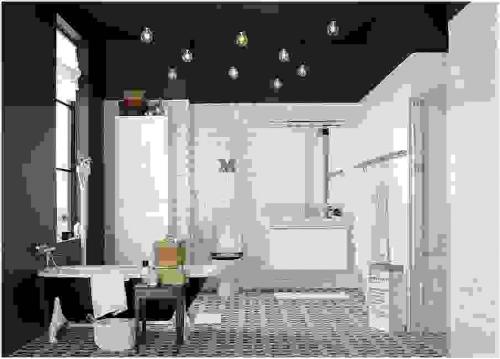 Черный потолок в интерьере. Красим потолок в черный: особенности и преимущества дизайна 32