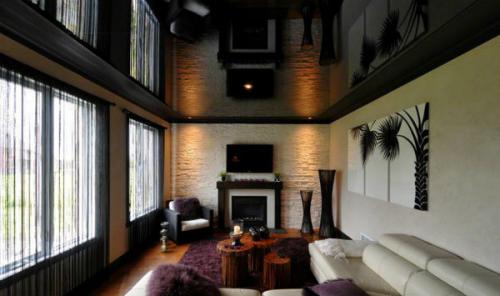 Натяжной потолок в зале. Варианты натяжных потолков: определяемся с выбором.