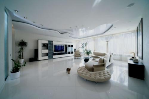 Натяжной потолок в зале. Варианты натяжных потолков: определяемся с выбором.