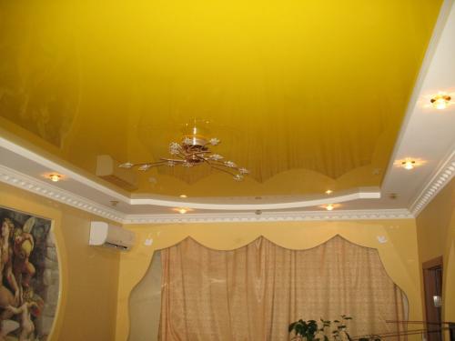 Цвета натяжных потолков в интерьере. Влияние цвета помещения на человека