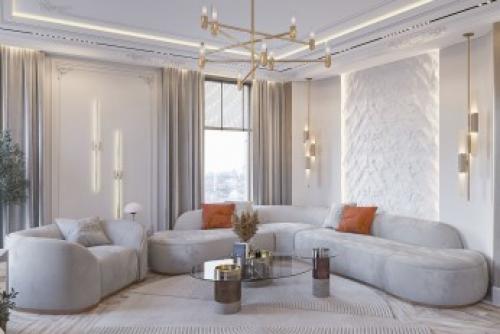 Великолепных идей для натяжных потолков в 2023 году. Преимущества и недостатки парящих потолков 19