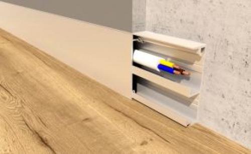 Скрытый плинтус для пола. Скрытый плинтус
