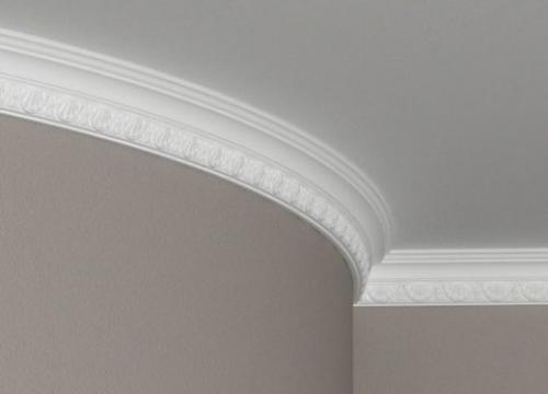 Как согнуть потолочный плинтус по окружности. Какой вид самый гибкий?