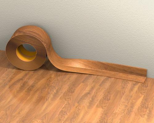 Гибкий напольный плинтус. Изделия из пластика (ПВХ)