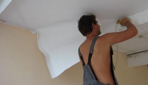 Правила установки натяжных потолков. Инструкция по монтажу натяжных потолков