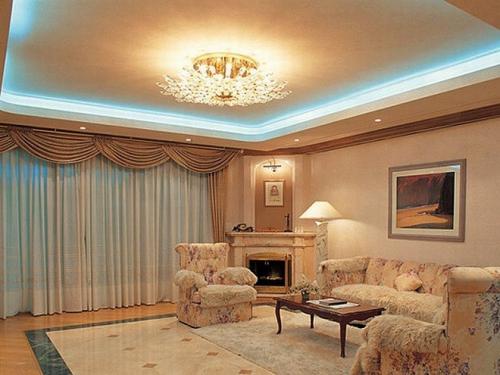 На каком расстоянии от потолка крепить багет. Факторы, влияющие на величину отступа от потолка до натяжного потолка