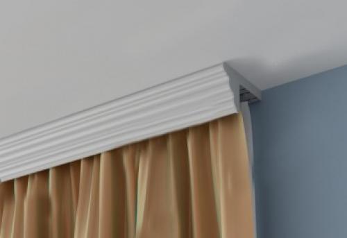 Как крепить алюминиевый карниз к потолку. Варианты изготовления