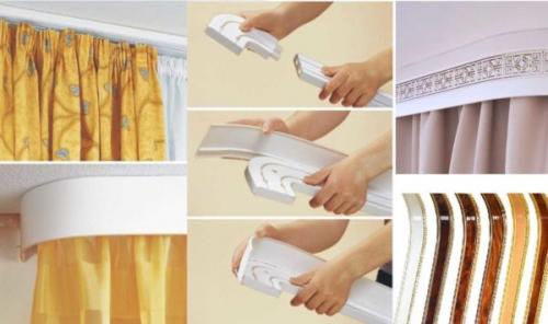 Карниз для штор на потолок. Достоинства и недостатки потолочных карнизов