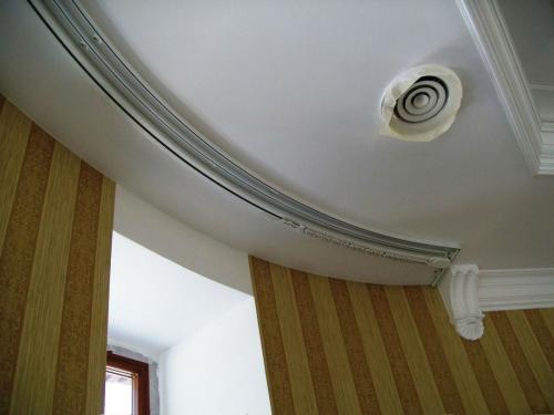 Как подвесить потолочную гардину. Монтаж гардины на подвесной потолок из гипсокартона