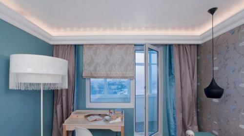 Скрытый карниз для гипсокартона. Скрытые карнизы для штор