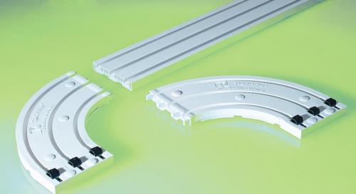 Карниз для штор под углом. Где используются полукруглые и изогнутые карнизы