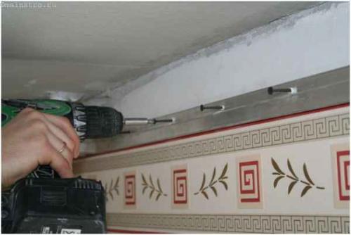 Разделительный багет для натяжных потолков. Багет для натяжных потолков