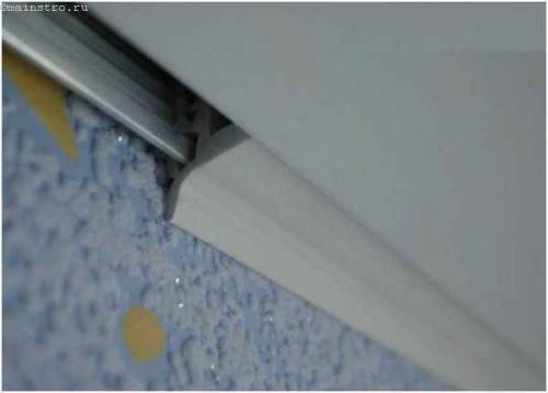 Разделительный багет для натяжных потолков. Багет для натяжных потолков