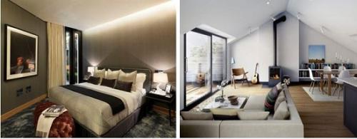 Черный плинтус в интерьере под белые обои. Цветные контрастные напольные обрамления 03 Черный плинтус в интерьере под белые обои. Цветные контрастные напольные обрамления 03