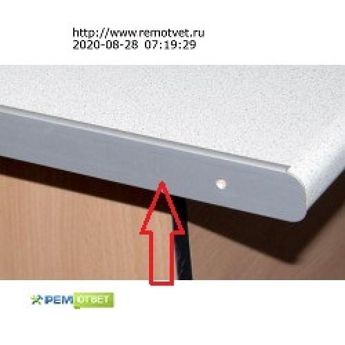 Зазор между плитой и стеной. Чем заделать щель между плитой и столешницей?