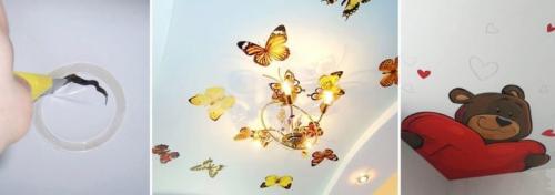 Как заделать дырку от люстры в натяжном потолке. Особенности повреждений