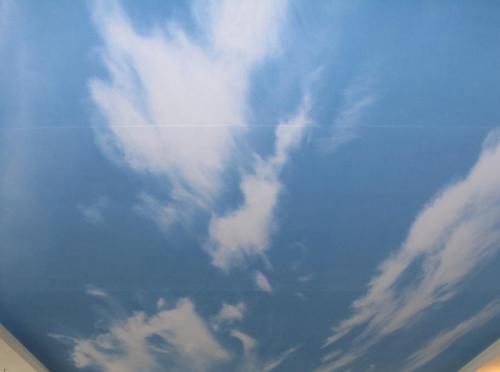 Как обыграть шов натяжного потолка. Натяжные потолки шовные — фото