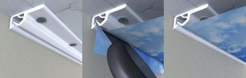 Как установить багет для натяжного потолка своими.. Виды багетов 14
