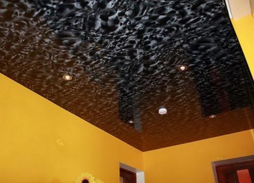 Формы натяжных потолков. Варианты фактур