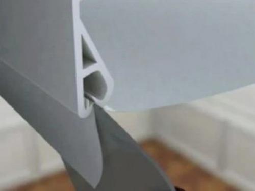 Какой стороной крепить профиль для натяжного потолка к стене. Основные разновидности багетных профилей для каркаса натяжного потолка 26