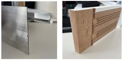 Скрытый плинтус, как сделать. Организационный этап работ Монтаж скрытого плинтуса требует высокой точности и обязательного соблюдения скоординированных действий между рабочими. Обязательно учтите это до начала работ.