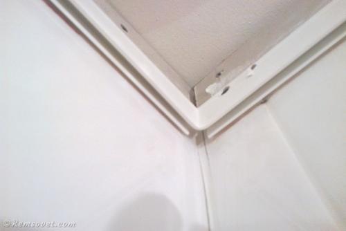 Крепление багета натяжного потолка в рыхлую стену. Крепление багетов под натяжным потолком 04