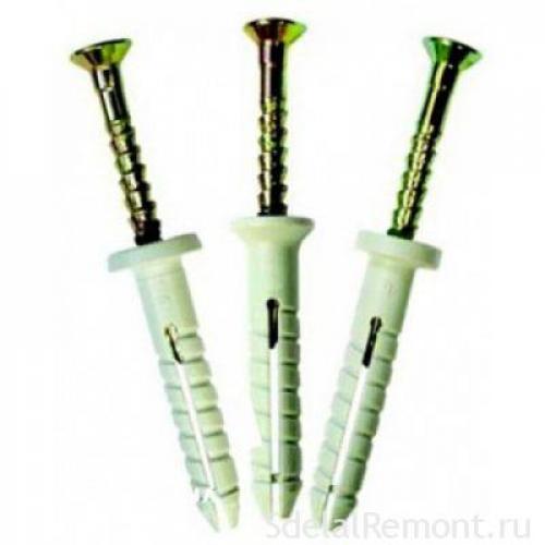 Дюбель для гипсокартона, как использовать. Дюбель гвоздь для крепления именно профилей