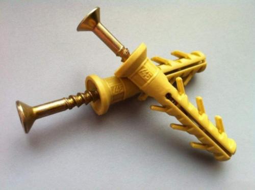 Виды дюбелей для гипсокартона. Дюбель для гипсокартона – основные разновидности и правила монтажа (100 фото)