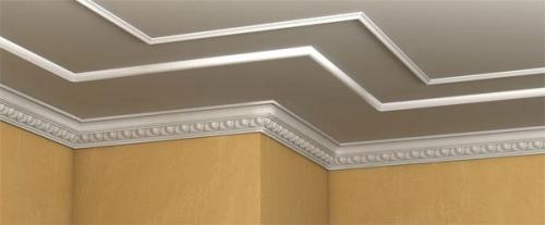 Потолочный плинтус в цвет стен. Как выбрать цвет потолочного плинтуса? 02