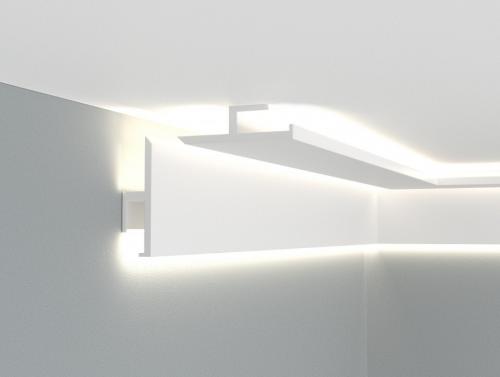 Потолочные плинтуса в интерьере спальни. Потолочный плинтус – советы по выбору материалов и инструкции по поклейке