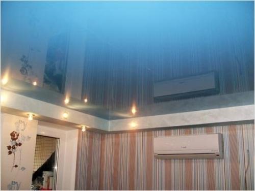 Натяжной потолок варианты монтажа. Тканевые натяжные потолки