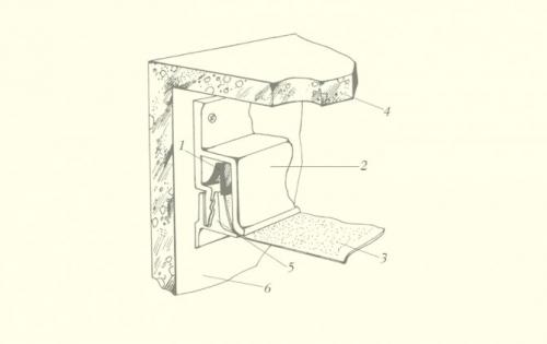 Ширина багета для натяжного потолка. Виды зажимов