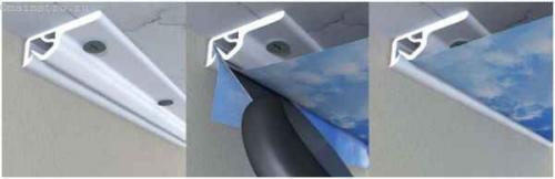 Рамка для натяжного потолка. Багет для натяжных потолков