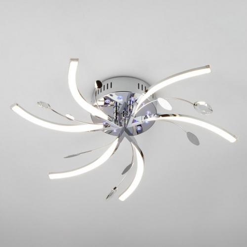 Плоская люстра на натяжной потолок. Ключевые правила выбора люстры