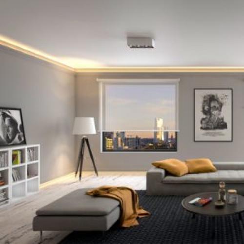 Плинтус для светодиодной ленты. Как установить подсветку