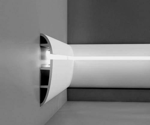 Напольный плинтус под светодиодную ленту. Как сделать подключение ленты и смонтировать плинтус