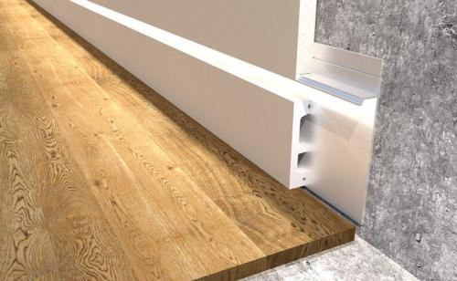 Плинтус скрытого монтажа. Особенности декоративного элемента