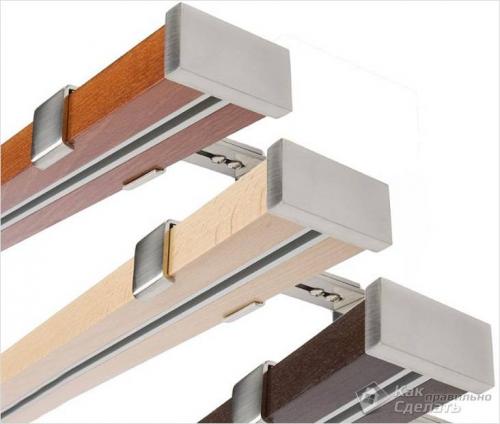 Как установить потолочный карниз для ШТОР.. Как повесить карниз на гипсокартонные и натяжные потолки 06